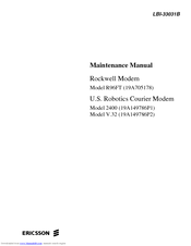 Ericsson V.32 Maintenance Manual