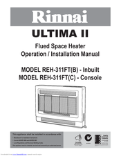 Rinnai REH-311FT(C) Manuals | ManualsLib