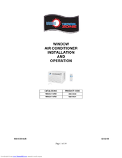 Thermal Zone WAC8115RB Installation And Operation Manual