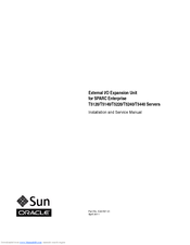 Sun Microsystems SPARC Enterprise T5140 Installation And Service Manual