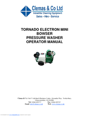 Clemas & Co Tornado P2 Mini Bowser Operator's Manual