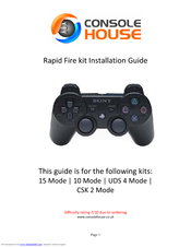 Console House 10 Mode Installation Manual