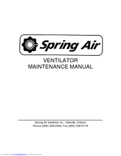 Spring Air Systems MP10C Maintenance Manual