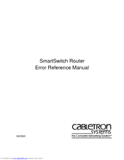 Cabletron Systems SmartSwitch Router Reference Manual
