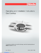 Miele KM 3010 Operating And Installation Instructions