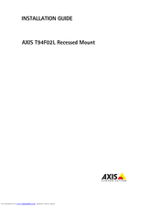 Axis T94F02L Installation Manual