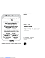 Kenmore 116.30612C Use & Care Manual