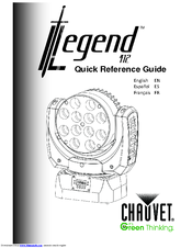 Chauvet Legend 412 QRG Quick Reference Manual