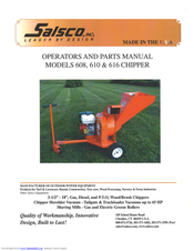 Salsco 610 Operator's Manual