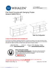 Whalen WMCPRO-6 Instructions Manual