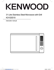 Kenwood K31GSS10 Instruction Manual