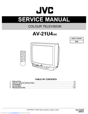 JVC AV-21U4 Service Manual