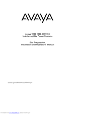 Avaya 9130 Installation And Operator's Manual