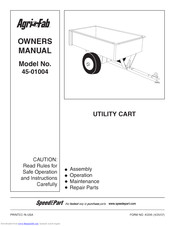 Agri-Fab 45-01004 Owner's Manual