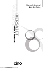Cino Micro2 Series Quick Start Manual