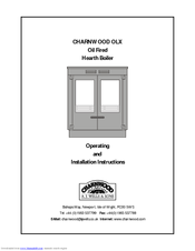 Charnwood OLX Operating And Installation Instructions