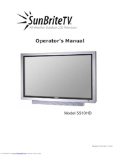 SunBriteTV 4610HD Operator's Manual