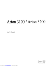 Alpha Telecom Arion 3100 User Manual