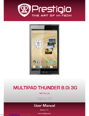 Prestigio Multipad Thunder 8.0i 3G User Manual