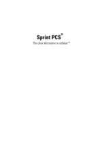 Sprint PCS CDM9155SP Getting To Know Manual