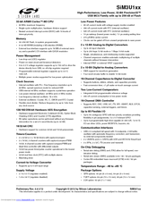 Silicon Laboratories SiM3U1x7 Manual
