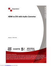 Avenview C-HDMI-DVIA User Manual