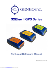 Geneq SXBlue II GPS Series Technical Reference Manual