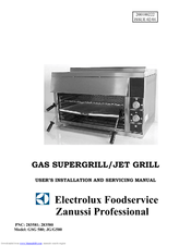 Electrolux GSG 580 User's Installation And Servicing Manual