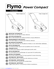Flymo POWER COMPACT 400 Important Information Manual