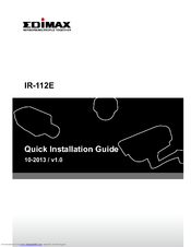 Edimax IR-112E Quick Installation Manual