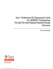 Sun Microsystems SPARC Enterprise T5140 Product Notes