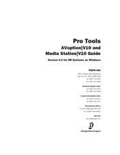 Digidesign Media Station|V10 Manual