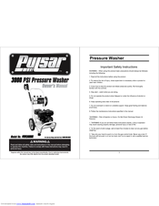 Pulsar PWG3000H Owner's Manual