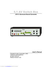 Jaton 5.1 AV Switch Box User Manual