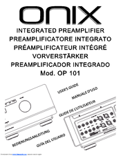 Onix OP 101 User Manual
