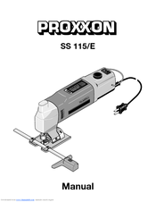 Proxxon SS 115E Manual