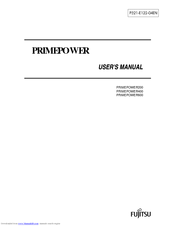 Fujitsu Primepower600 User Manual