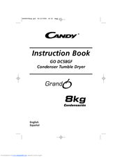 Candy GO DC58GF Instruction Book