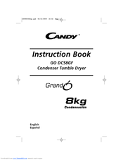 Candy GrandO DC58GF Instruction Book