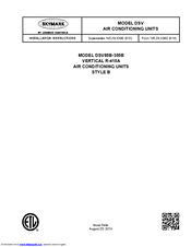 Johnson Controls DSV60B-300B Installation Instructions Manual