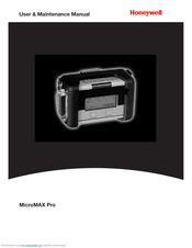 Honeywell MicroMAX Pro User & Maintenance Manual