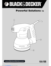 Black & Decker Powerful Solutions KA198 Original Instructions Manual