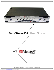 MotoSAT DataStorm D3 User Manual