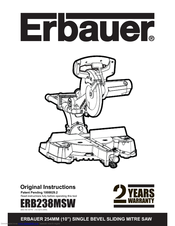 Erbauer ERB238MSW Original Instructions Manual