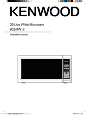 Kenwood K25MW12 Instruction Manual
