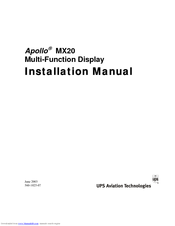 Apollo MX20 Installation Manual