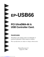 EPOX EP-USB66 Manual
