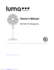 Luma Comfort MF18W Owner's Manual