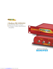 Sonifex Redbox RB-VHDA2X4 Handbook