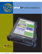 XPLORE TECHNOLOGIES ix104C2 User Handbook Manual